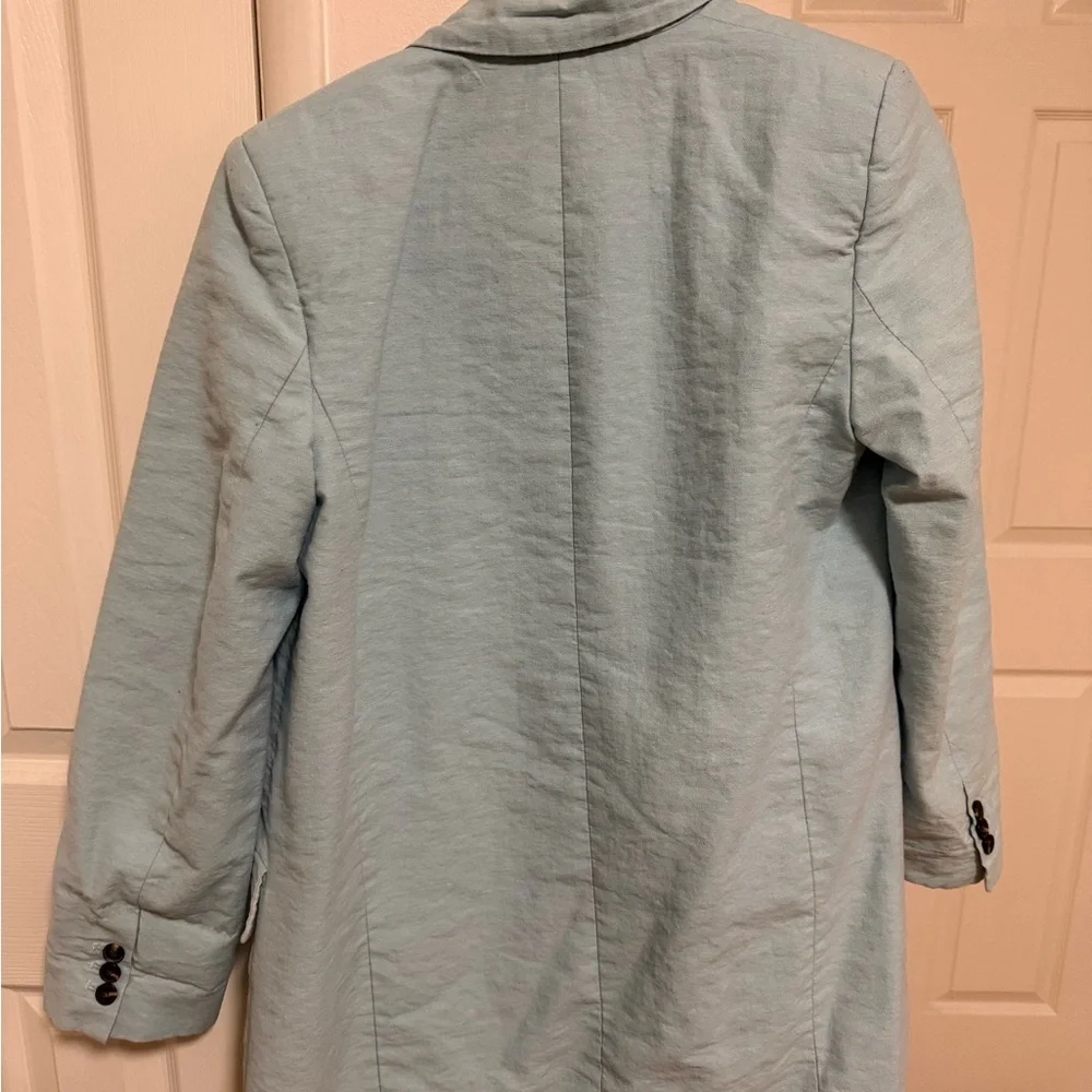 Zara Soft Blue Jacket - Picture 8 of 9